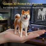 Realistic 3D Printed Pet Figurine