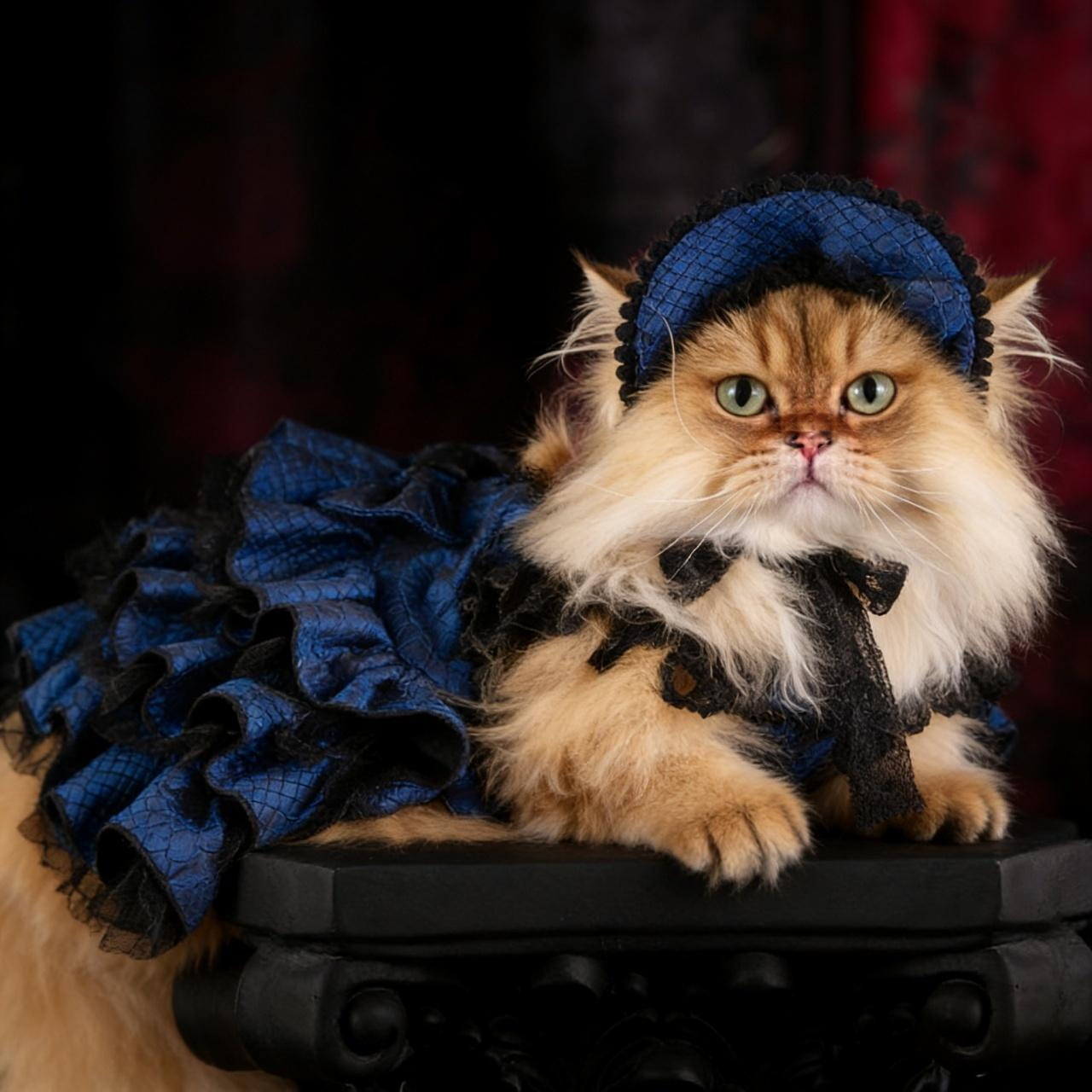 图片4 Dragon Scale Lolita Dress for Cats & Dogs - Image 1